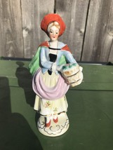Occupied Japan porcelain figurine Colonial Lady - £11.86 GBP