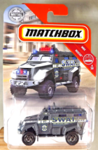 2018 Matchbox 59/100 MBX Rescue 4/20 MBX S.W.A.T. Dark Gray w/Ringed Flower Sp - £10.46 GBP