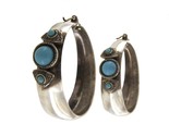 2 Unisex Earrings .925 Silver 403390 - $89.00