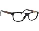 Gucci Eyeglasses GG 3608 6ES Polished Black/Havana Square Frame Italy 51... - $299.99