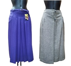 Skirt Wool Winter Spring Vintage Ages 70 Sport New From 42 A 48 Fashion - £35.46 GBP