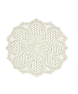 Home Collection Decorative Round Polyester Doilies Off White 2 in Package - £15.72 GBP