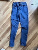 YMI Juniors Size 3 / 26 Skinny High Rise Pockets Denim Blue Jeans - $151.99 MXN