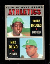 1970 Topps #381 Bobby BROOKS/MIKE Olivo Good (Rc) Athletics Nicely Cente *X68806 - £1.16 GBP