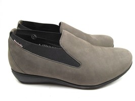 Mephisto Air Relax Mobils  Women&#39;s Shoe Slip On Wedge  Gray  Size 7 EUC - £27.46 GBP