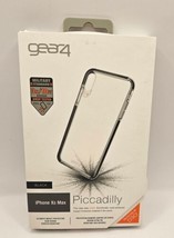 Apple iPhone XS Max Gear4 Piccadilly Series Case  Clear/Black NEW In Box - £4.69 GBP