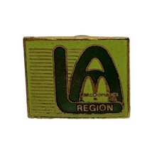 McDonald’s Los Angeles California Region Employee Crew Enamel Lapel Hat Pin - £6.37 GBP