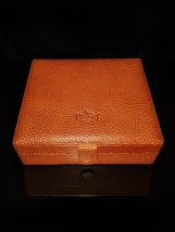 Tan  Leather Cigar  Humidor  Made in Spain NIB - $2,680.76 MXN