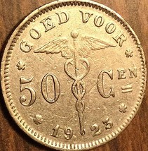 1923 Belgium 50 Centimes - £1.56 GBP