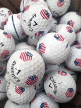 6 Callaway USA Flag Tru Track Chrome Soft AAAA Used Golf Balls .....soft/Ls/X - £9.84 GBP