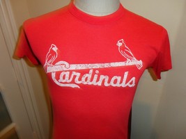 Vtg 80&#39;s Red St. Louis Cardinals Elks Lodge Baseball Jersey Shirt Adult S USA - £17.48 GBP