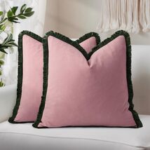 TINYSUN Cotton-Linen Fringe Throw Pillow Covers Set of 2 Sakura Pink 18x18 - €5,22 EUR TINYSUN Cotton-Linen Fringe Throw Pillow Covers Set of 2 Sakura Pink 18x18 - €5,22 EUR