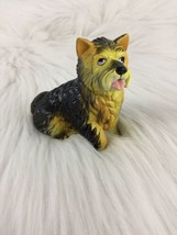Vintage NEW-RAY Rubber Plastic Dog Toy Figurine Realistic Papillon #2 - £9.29 GBP