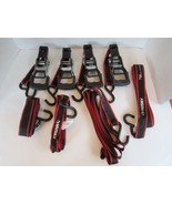 5 Asst Husky 1&quot; Strap &amp; Ratchet Tie Down Sets Black Red - $298.37 MXN