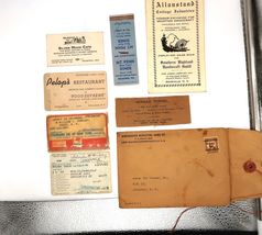 Vtg Paper Ephemera Paper Lot Business Advertising Winchester Pelops Mt P... - $25.00
