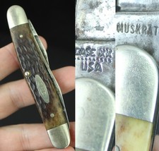 vintage CASE XX knife double 2 blade &quot;MUSKRAT&quot; estate sale 10 DOT 1980-1989 - £117.94 GBP