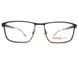 Etnia Barcelona Eyeglasses Frames EUSTON HVGR Brown Green Square 57-17-145 - $111.83