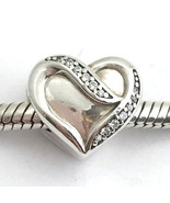 Authentic PANDORA Ribbons of Love Sterling Silver Charm 791816CZ, New - $33.24