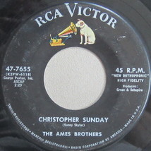 The Ames Brothers - Christopher Sunday, Vinyl, 45rpm, 1959, Good condition - £3.13 GBP