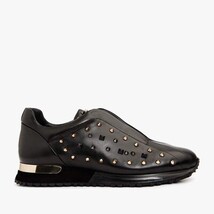 The Infanta Black Spike Leather Men Sneaker Limited Edition image 6