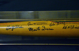 Polo Grounds Bat With 11 Autographs - Mays, Irvin, Durocher, Terry, Wilhelm +++ - £427.69 GBP