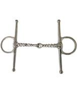 Korsteel Stainless Steel Corkscrew English Full Cheek Snaffle Bit 5&quot; Mouth - $27.71