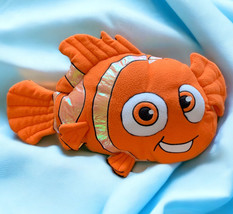 Disney Pixar Finding Nemo Large Plush Clown Fish 22” Pillow Shiny Scales HTF - $18.77