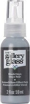 FolkArt Gallery Glass Paint 2oz Black Onyx - £16.83 GBP