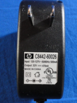 Genuine 15W HP AC DC Wall Adapter Model P/N C8442-60026 OEM - $11.87