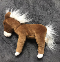 Nat and Jules Horse 12” Plush Stuffed Animal Animalcraft Demdaco - £15.71 GBP