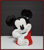 NEW RARE Williams Sonoma Disney Mickey Mouse Cookie Jar 9&quot; x 12&quot; Stoneware - £83.62 GBP
