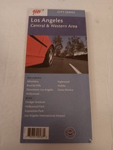 AAA Folded Map City Series Los Angeles Central &amp; Western Area 2002 Edition  - £12.04 GBP