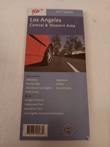 AAA Folded Map City Series Los Angeles Central & Western Area 2002 Edition  - $14.99