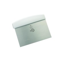 Millennia Bench Scraper, 5 7/8 Inch X 3 1/2 Inch Blade, White Handle - $52.99