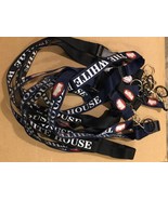 4 WHITE HOUSE LANYARD w DETACHABLE KEY RING USA FLAG = FOUR REPUBLICAN D... - €13,29 EUR