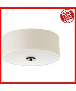 Stylish Dimmable Ceiling Lamp - Antique Bronze Finish, 13” Flush Mount, ... - $117.06 CAD