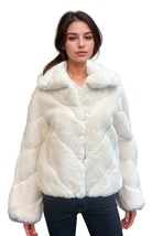 BCBGMAXAZRIA Women&#39;s Short Faux Fur Jacket - $231.37 CAD