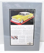 Original Magazine Advertisement 1953 Chevrolet Bel Air 4-Door Sedan - $177.29 MXN