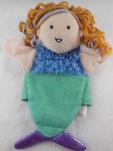 Manhattan Toy MERMAID Hand Puppet Plush 9&quot; Preschool Soft Toy - $8.61