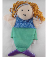 Manhattan Toy MERMAID Hand Puppet Plush 9&quot; Preschool Soft Toy - $11.80 CAD
