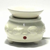 Flat Low Profile Style White SEA Shells Aroma Warmer for Gel Melts & Other Melt - $24.20