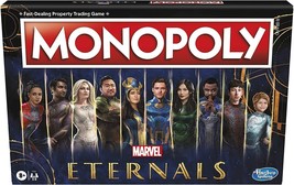 Monopoly Marvel Eternals Edition Board Game 2-6 Players Kids Ages 8 and Up New - £35.48 GBP