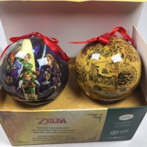 GameStop Exclusive The Legend of Zelda Light Up 2 Pack Christmas Ornament 2016 - £22.84 GBP