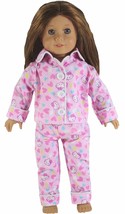 Pink Hello Kitty Pajamas fit 18&quot; American Girl Size Doll - £5.46 GBP