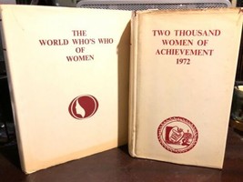 Two Huge Volumes Of Notable Women Over 2100 Pages! Early 1970s - £69.58 GBP