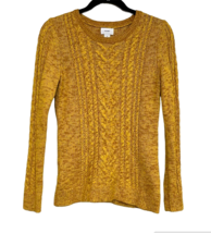 Old Navy Gold Cable Knit Sweater Women&#39;s Medium Never Worn Perfect Condition - £9.49 GBP