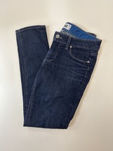 Women’s Paige Jeans Size 27 Stretch Skyline Ankle Peg Blue Denim Pants - £11.06 GBP