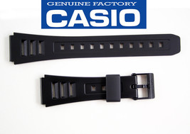  Casio  Watch Band 19mm Black Strap Rubber  W-71 W-71MV  W-86 - £13.27 GBP