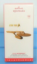 Star Trek &quot;U S S Enterprise&quot; Pilot Version Gold Ship 2016 Hallmark Ornam... - £54.68 GBP
