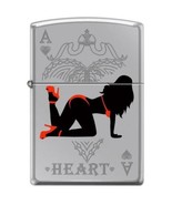 Zippo Lighter - Ace of Hearts High Polished Chrome - 853752 - $46.40 CAD